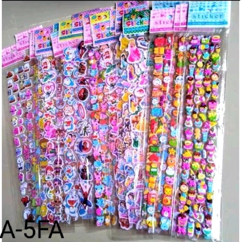 

ISI 10 PCS STIKER TIMBUL PANJANG