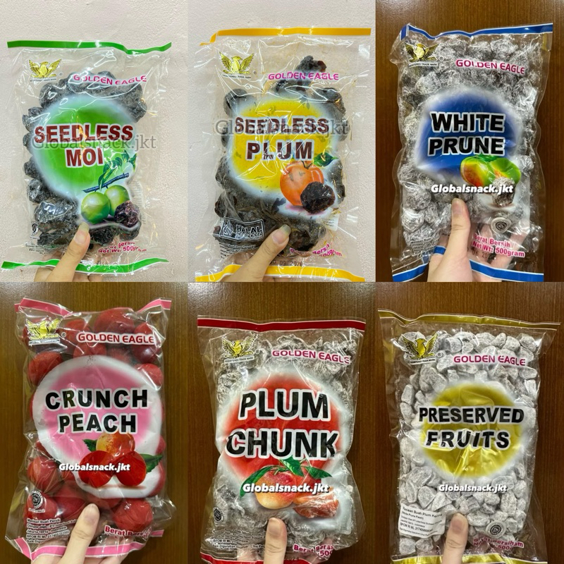 

GOLDEN EAGLE WHITE PRUNE/ PLUM CHUNK/ CRUNCH PEACH/ PRESERVED FRUITS