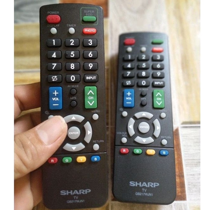 remote tv lcd remot tv Sharp LED digital atau analog