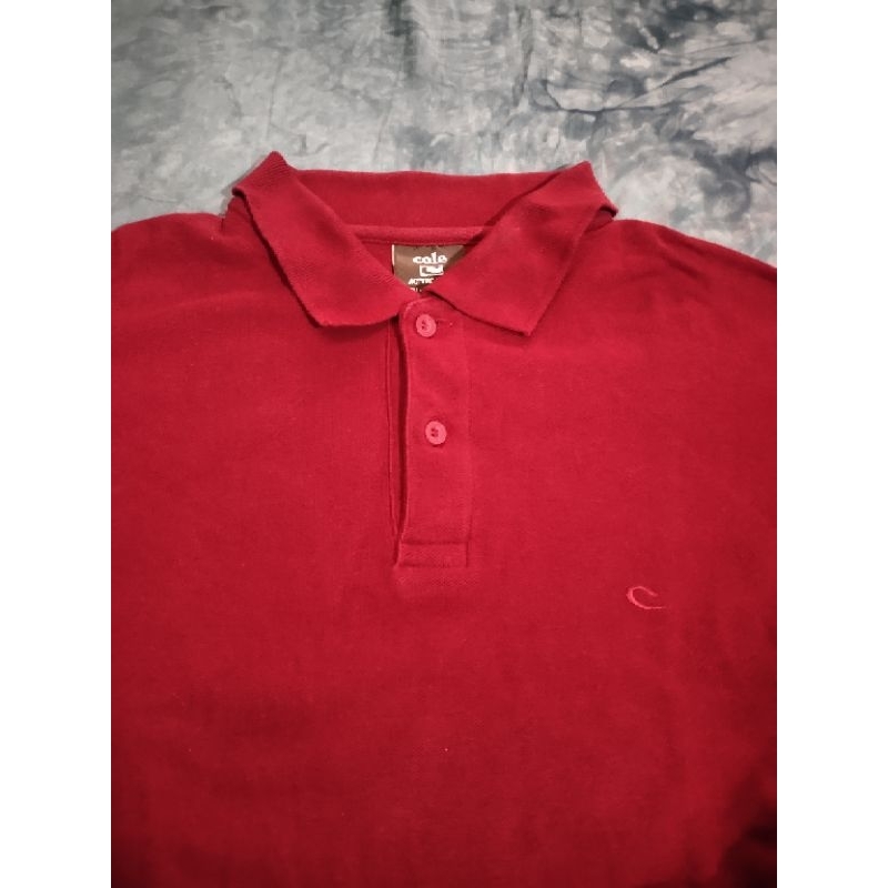 baju polo COLE red casual