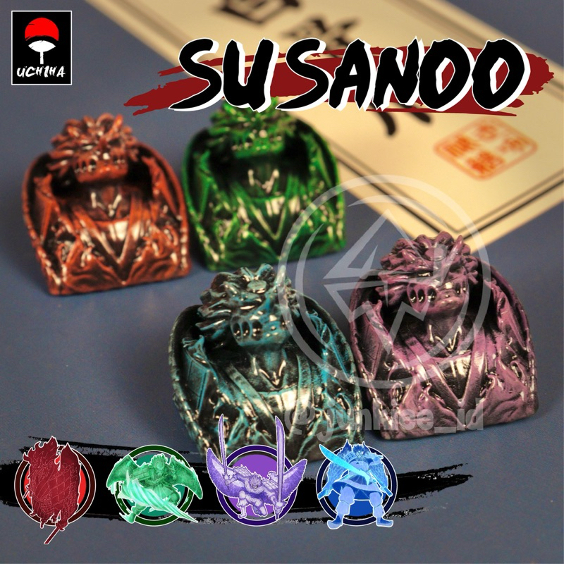 Susanoo sasuke artisan keycaps uchiha clan shishui itachi madara saduke keycaps blue purple susanoo 