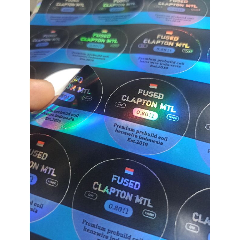 

sticker vinyl hologram kenzwire premium fc (M)en(T)i(L)erzz