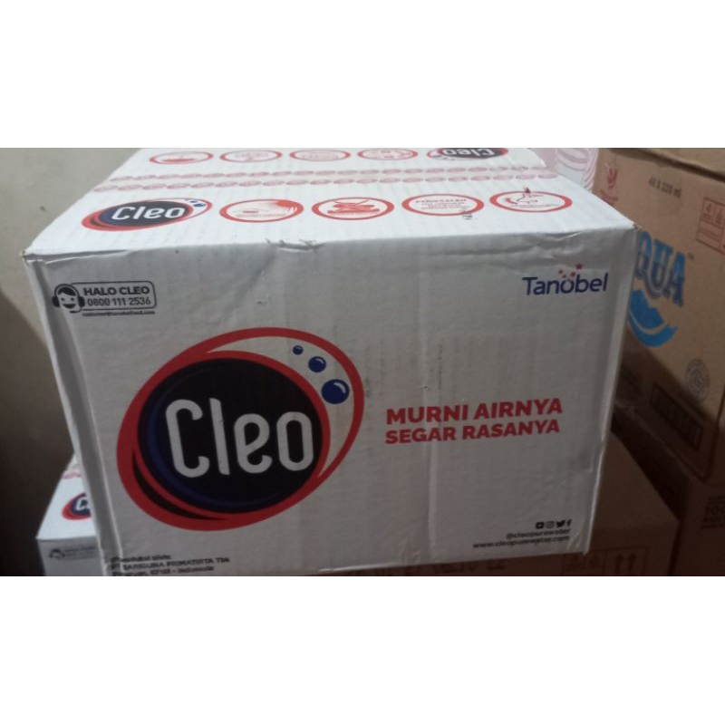 

*Air Mineral Cleo 1 doz isi 40 pcs*