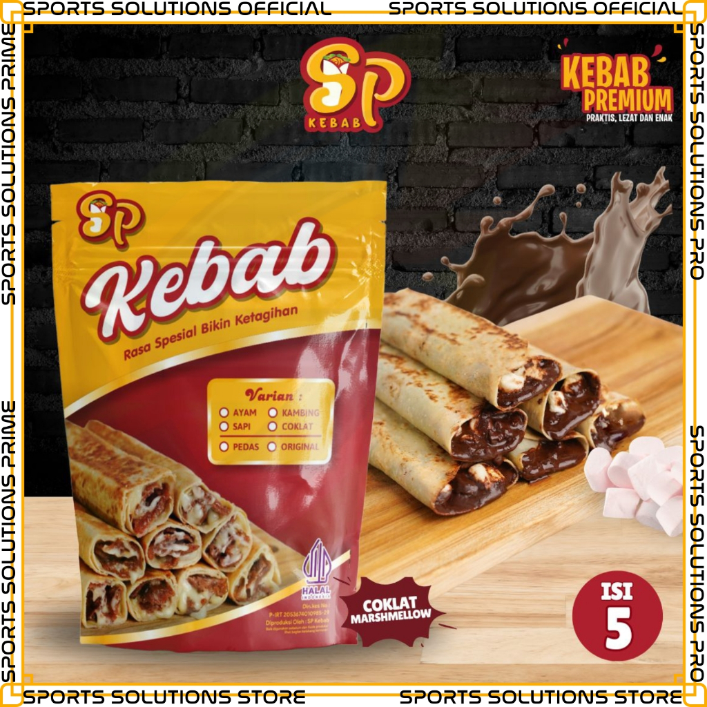 

ORI SPKEBAB COKLAT CRUNCHY LUMER ISI 5PCS DENGAN TABURAN MARSHMALLOW MELIMPAH PREMIUM & HALAL, KEBAB FROZEN , KEBAB LUMER , KEBAB TURKI, KEBAB TURKY , KEBAB ISI 5PCS KEBAB SEDANG ISI 5 AUTHENTIC TURKI CEMILAN FROZEN KEBAB COKLAT ENAK, KEBAB marshmallow