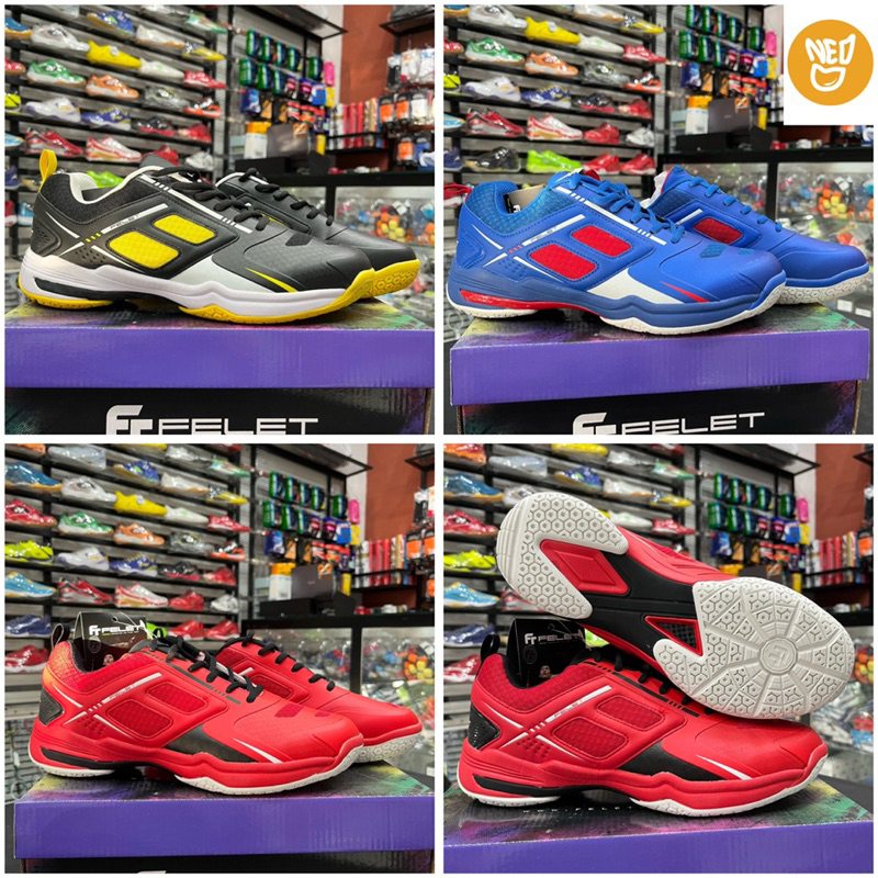 Sepatu Bulutangkis Felet F Unit