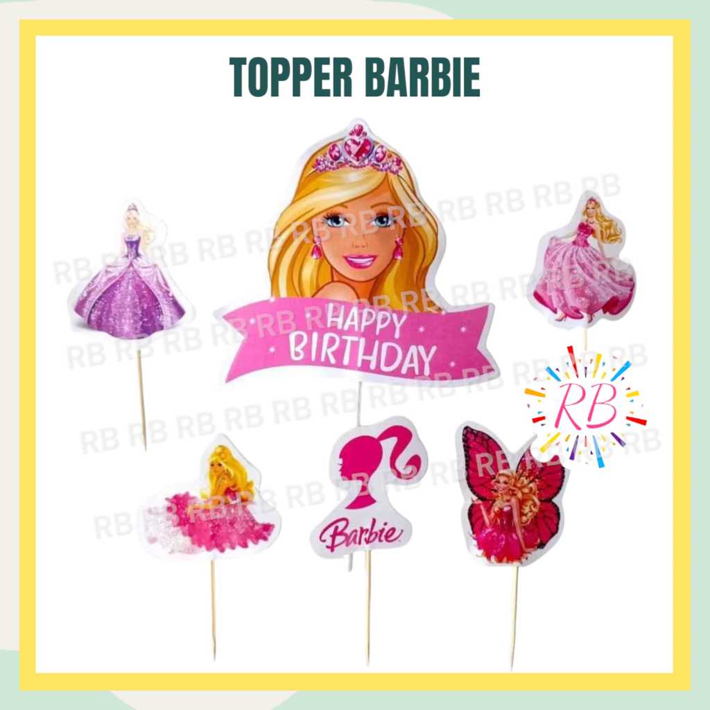 Topper BARBIE / Topper Kue Barbie Ken