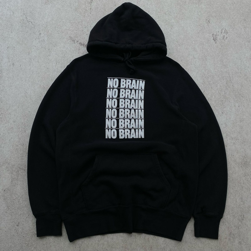 FUCKING AWESOME NO BRAIN HOODIE BLACK