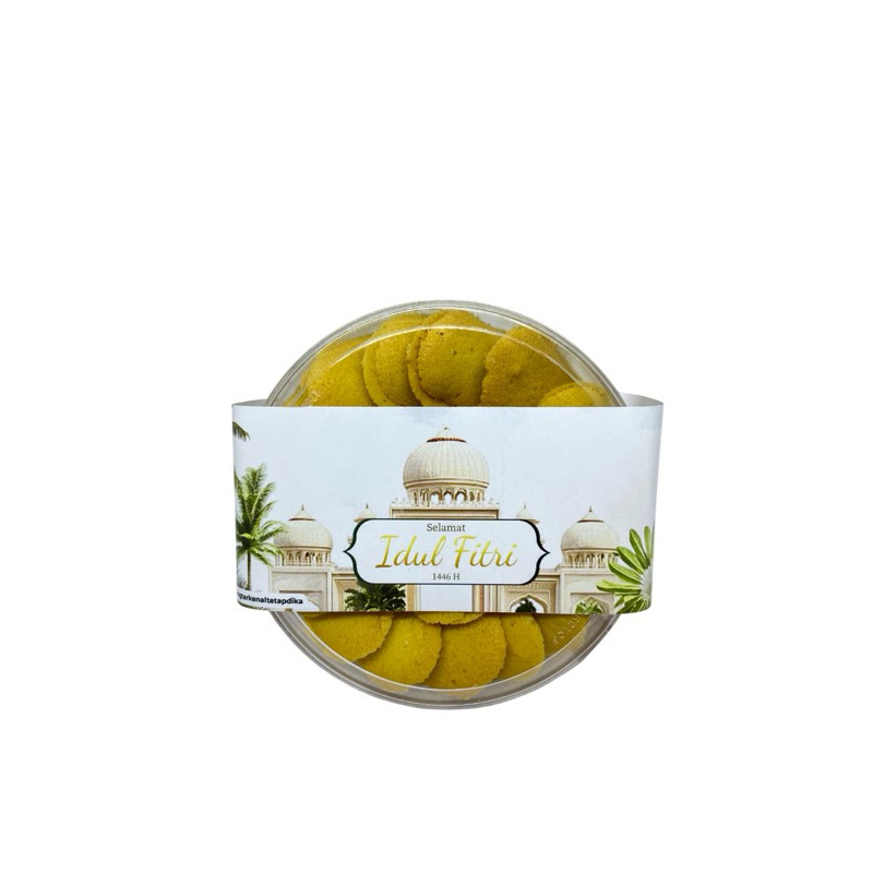 

Roti Kue Kering Lidah Kucing Toples Bulat Besar 250gr Dika Bakery