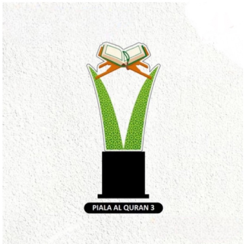 PIALA AL QURAN PIALA MTQ PIALA BUKU PIALA TAHFIDZ AKRILIK CUSTOM
