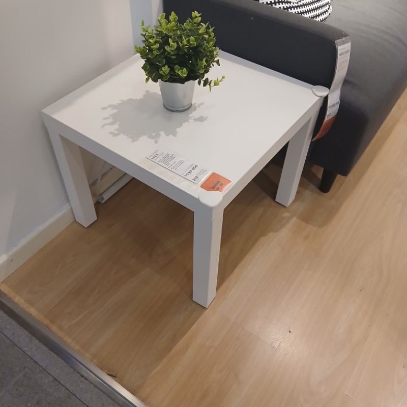 IKEA LACK meja tamu minimalis putih 55x55cm coffee table meja samping bedside table