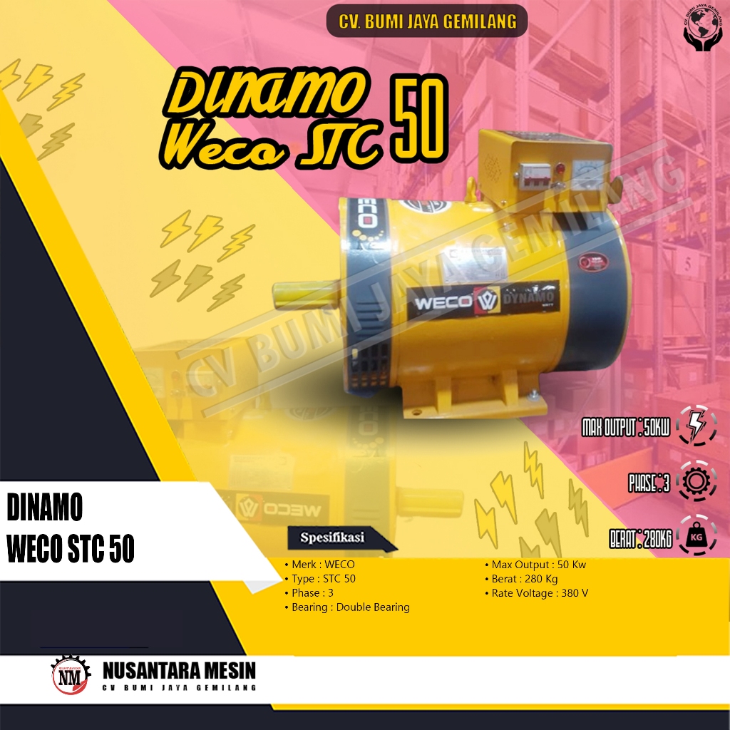 ALTERNATOR / DINAMO WECO STC 50