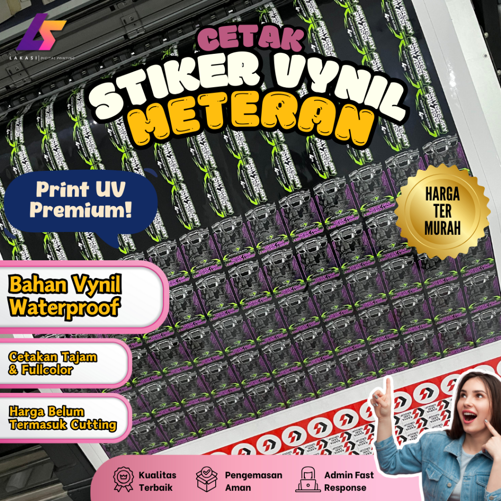 

Cetak Stiker Vynil Meteran Anti Air Custom / Stiker Label Produk / Stiker Dinding