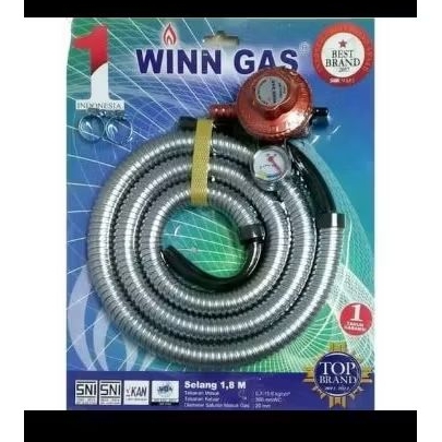 Selang Gas + Regulator Win Gas