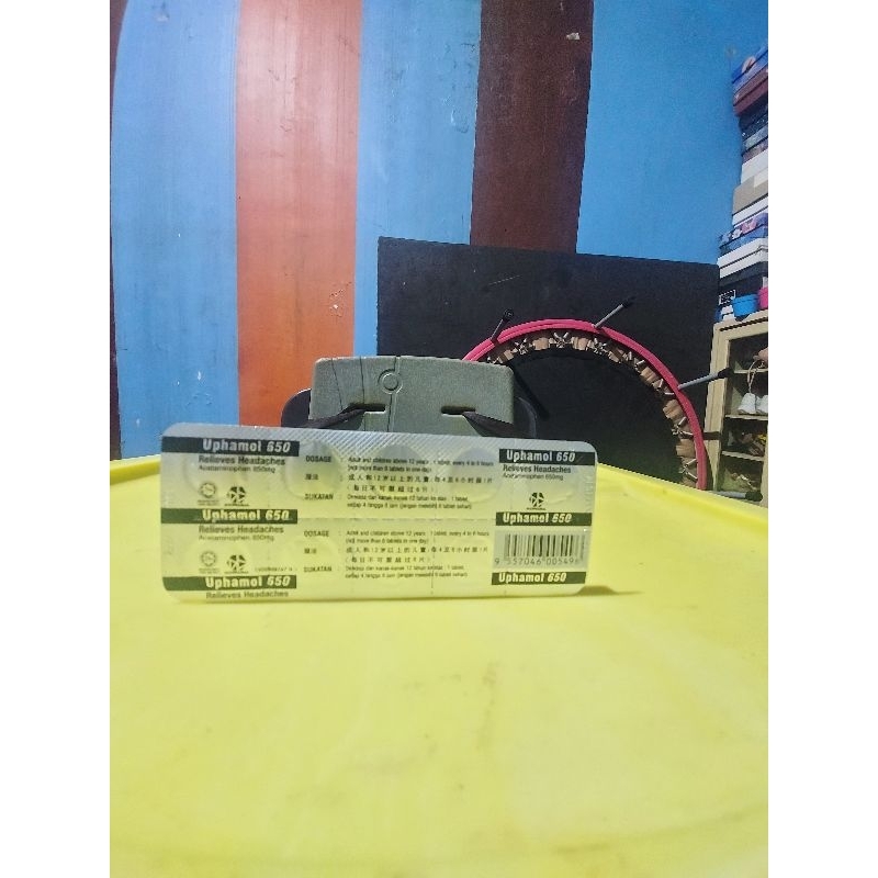 Uphamol 650 isi 10 Tablet - Pereda Nyeri , Sakit Kepala , Demam