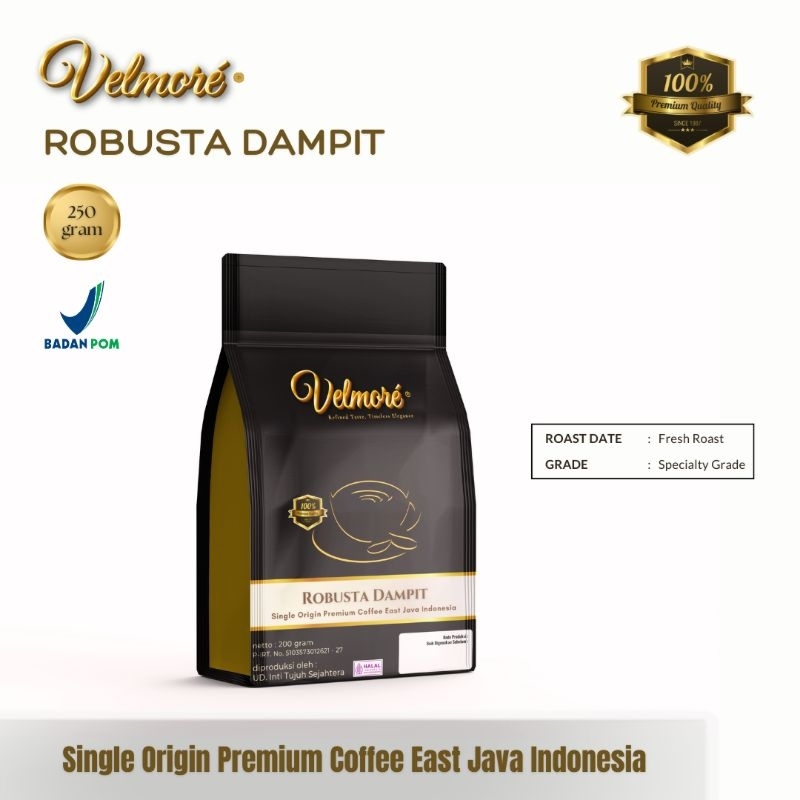 

Velmoré Kopi Robusta Dampit 250gr