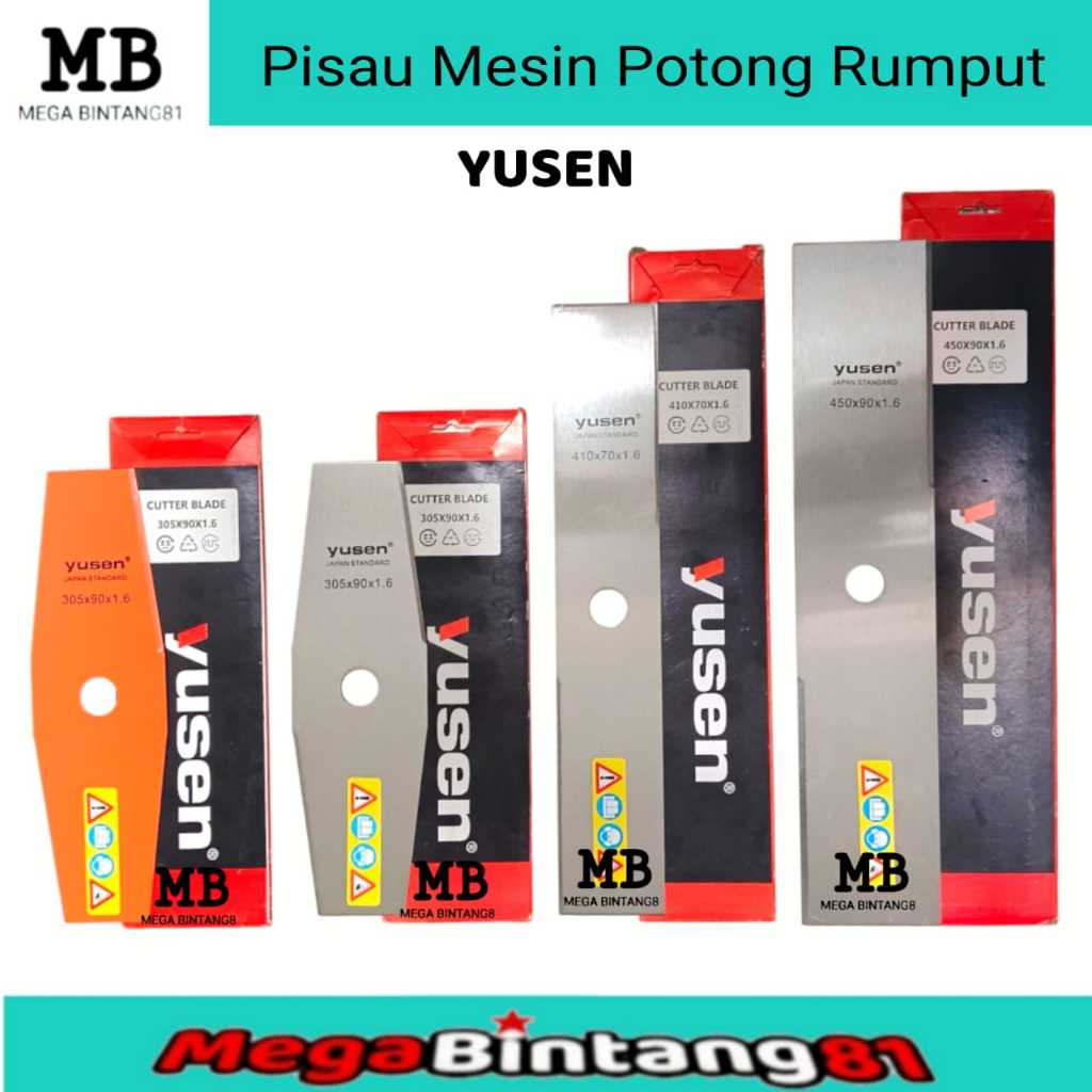 Pisau mesin potong rumput mata pisau potong rumput blade cutter mesin potong rumput pisau rumput YUS
