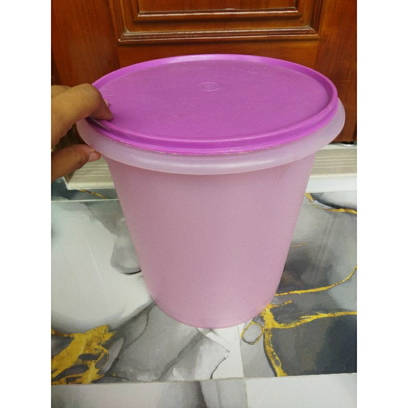 toples kerupuk besar giant canister 8 liter tupperware second preloved