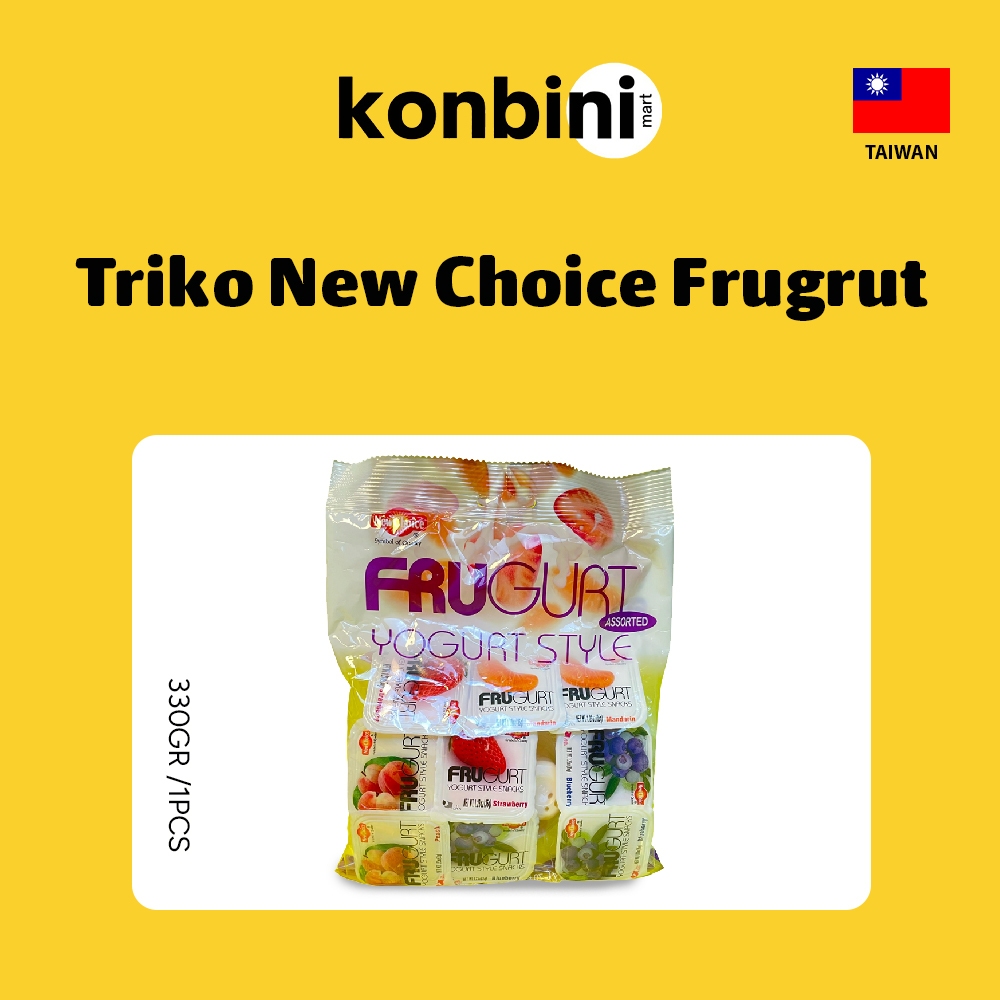 

KONBINI TAIWAN - Triko New Choice Frugurt 330gr Puding Jelly Yogurt Buah
