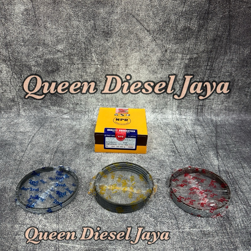 Ring Seher Set / Ring Piston Set Colt Diesel Ragasa PS100 (NPR) SDM31014ZX 1set