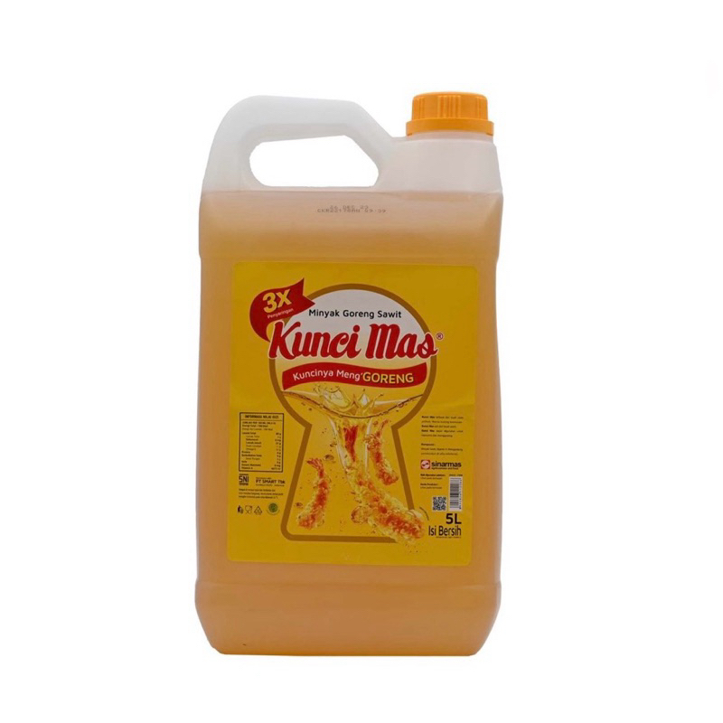 

Minyak Goreng Galon Kunci Mas Botol 5L