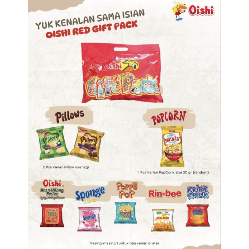 

Oishi Gift Pack Lebaran