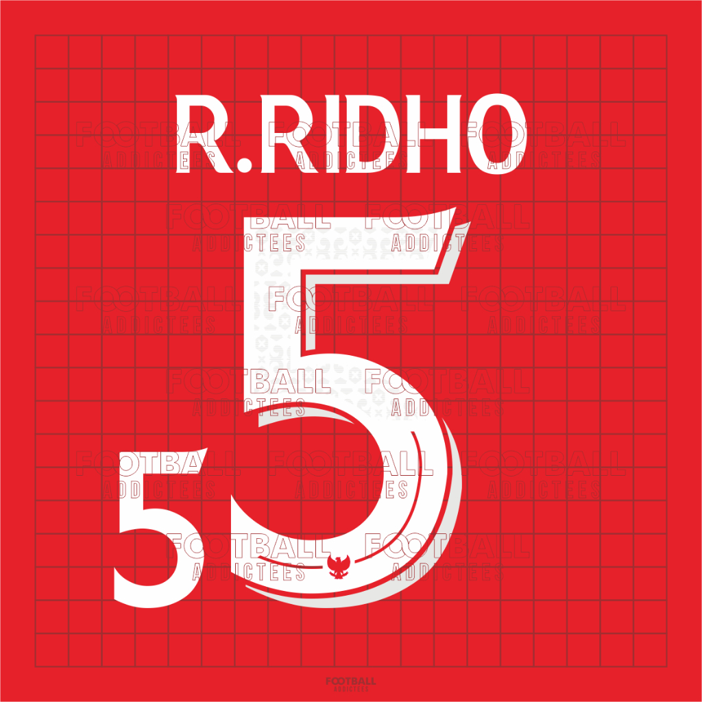 Name Number Set NNS Nama Nomor Punggung Rizky Ridho Jersey Erspo Tim Nasional Indonesia Home 2025