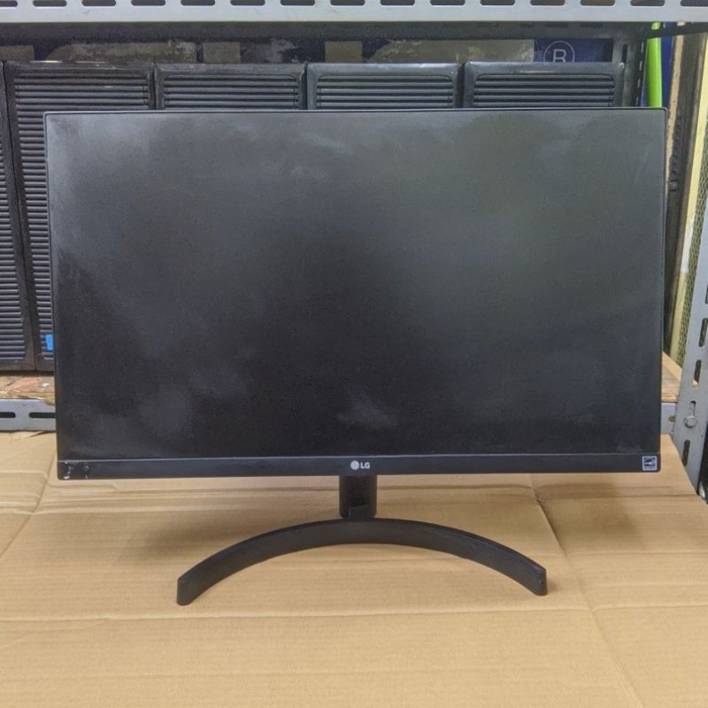 monitor lg 24 inch frameless 24MK600-B sudah ips