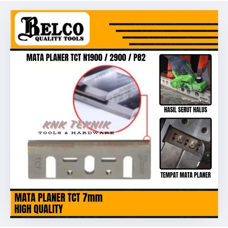 TCT Mata Planer Ketam Serut TCT 7mm Belco Original