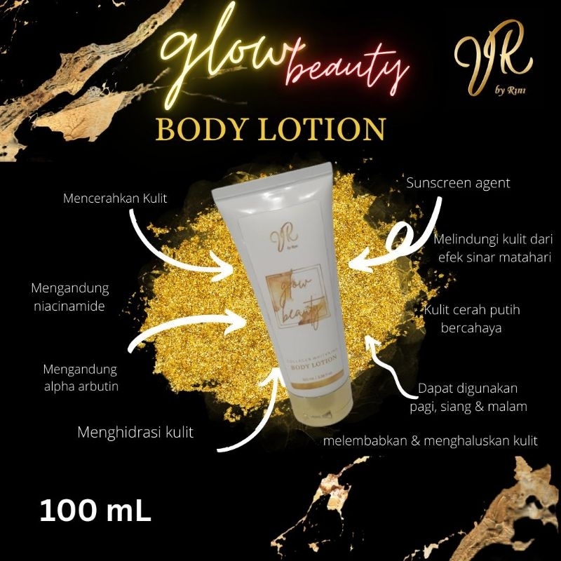 VR GLOW BEAUTY BODY LOTION 100ML