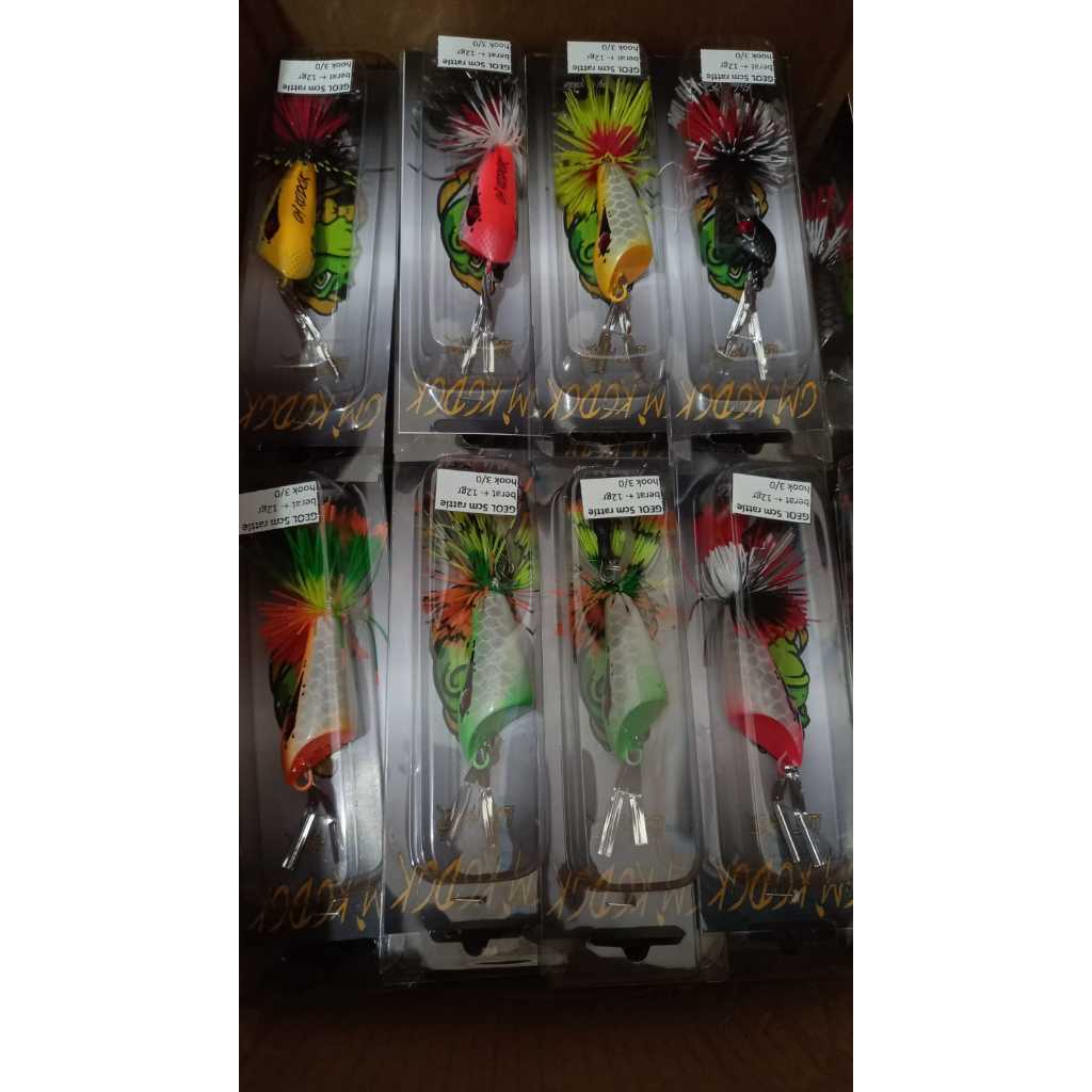 Geol Umpan Casting Gabus Killer Kayu Jump Frog Lure Murah