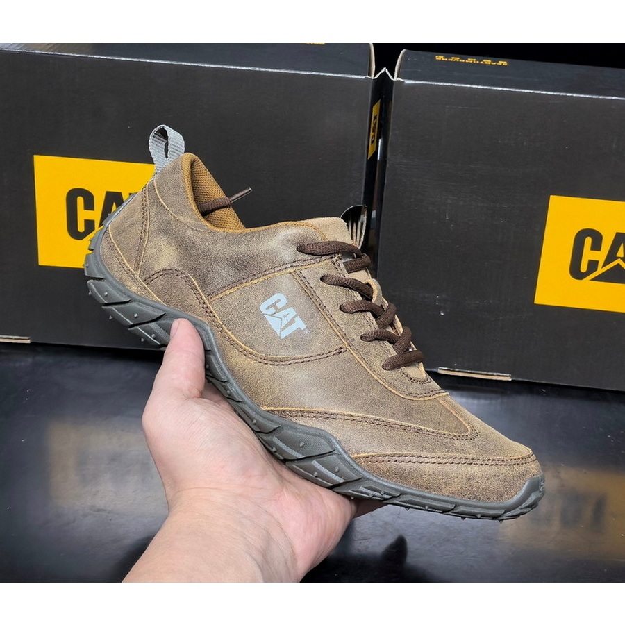 Original Caterpillar Men Work Genuine Leather Boot Shoes 3271341