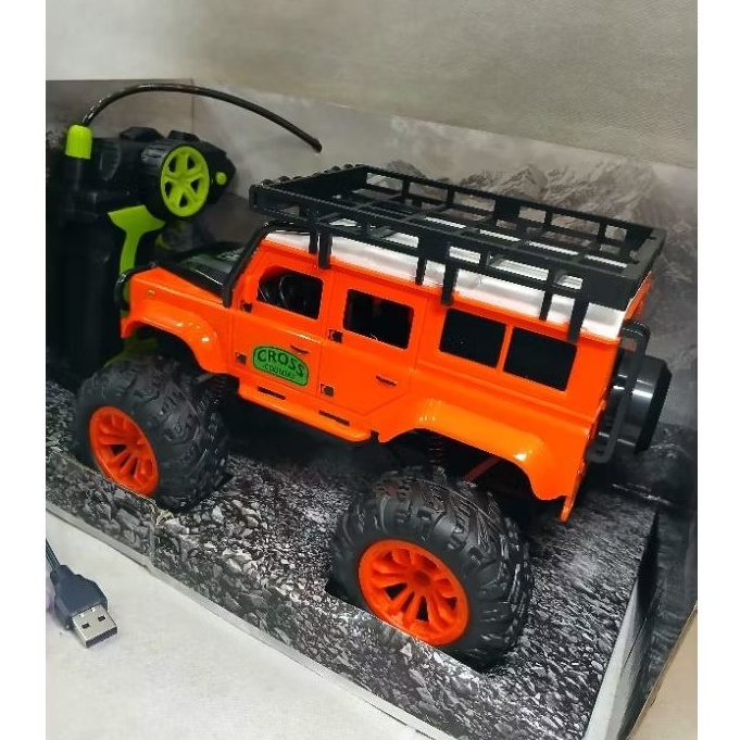 mainan anak mobil mobilan remot control kontrol baterai betere r/c jeep naik gunung crawler remote v