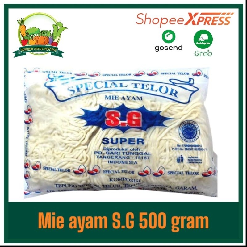 

Mie ayam special telor S.G 1 pack 500 gram - KIRIM INSTAN