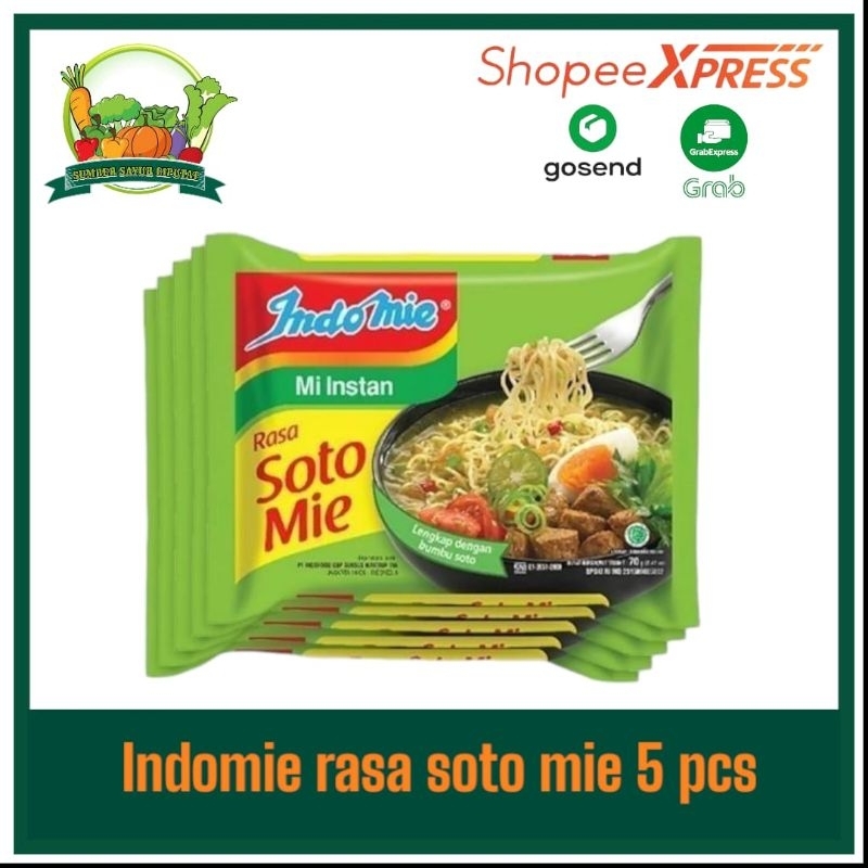 

Indomie rasa soto mie 5 pcs - KIRIM INSTAN