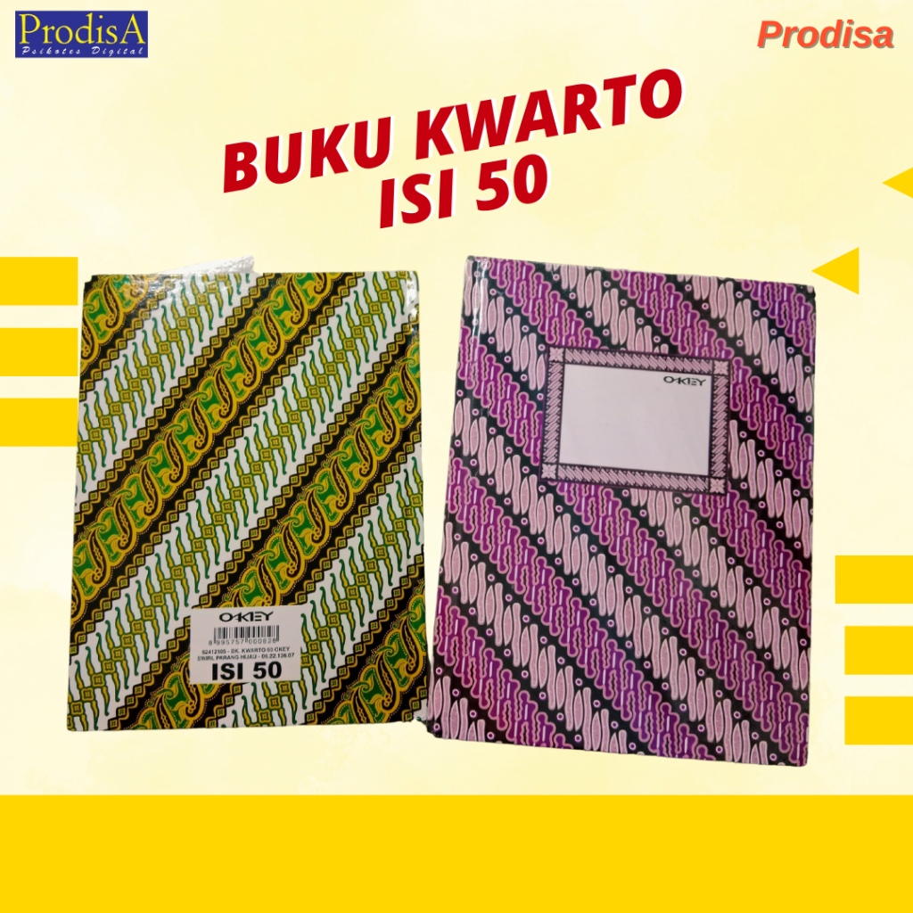 

BUKU KWARTO ISI 50, ISI 100 DAN ISI 200 LEMBAR
