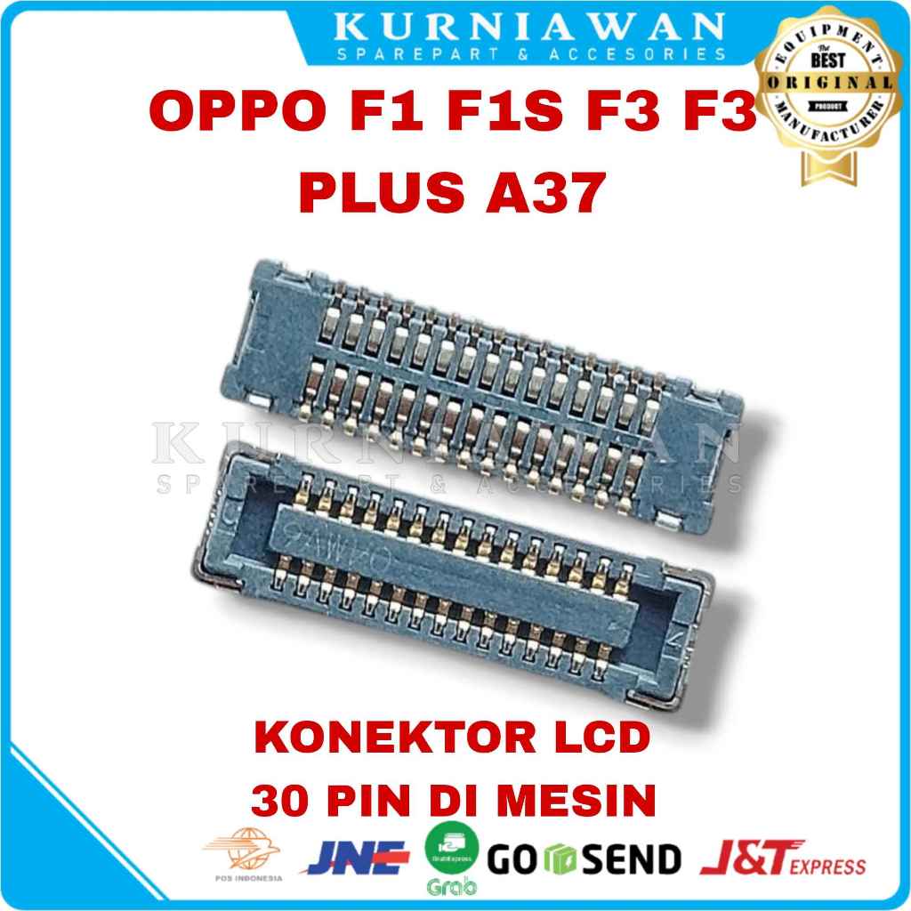 Konektor Lcd Soket Lcd Connector Lcd Fpc Opp0 F1 F1S F3 F3 Plus A37