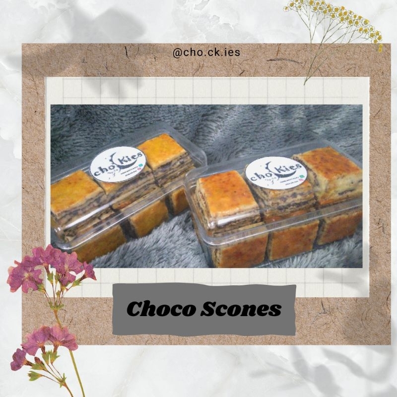 

Kue Scones Coklat / Choco scones
