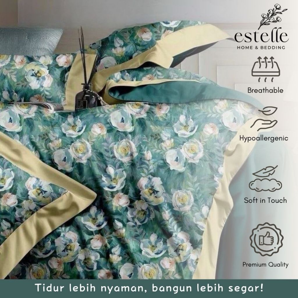 Estelle - Sprei Set Tencel + Bedcover 200x200