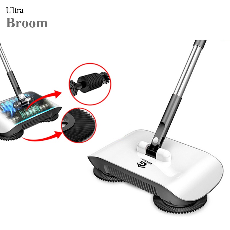 GM Bear Sapu Lantai Dorong Sapu Otomatis 1085 - Ultra Broom Sweeping Mop Sapu Pel Pembersih Lantai