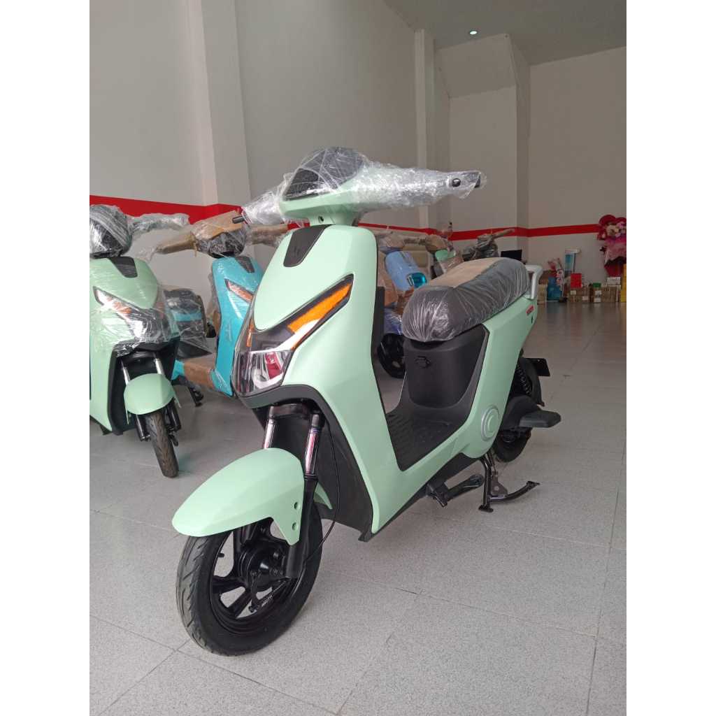 Sepeda Listrik Murah Medan Berkualitas UWinfly D75 Warna Hijau