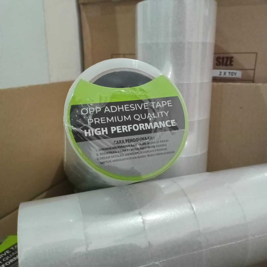 

Lakban Bening Arachi 45 MM x 70 Yard satu Roll/Pcs
