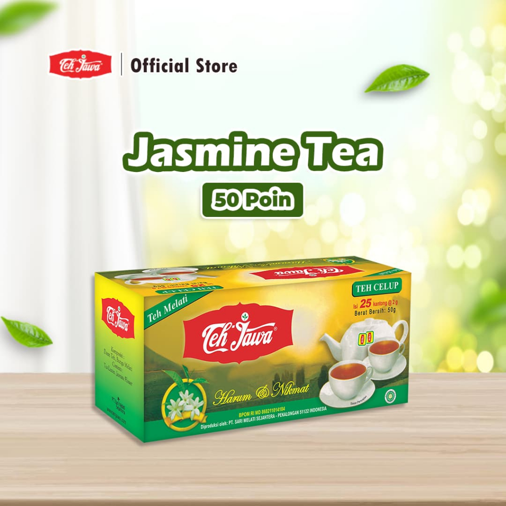 

[GIFT MEMBERSHIP] Teh Jawa Jasmine Celup Isi 25 pcs
