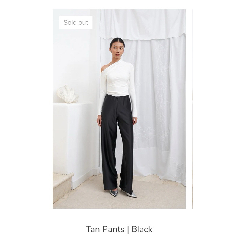 Duma Tan Pants Black