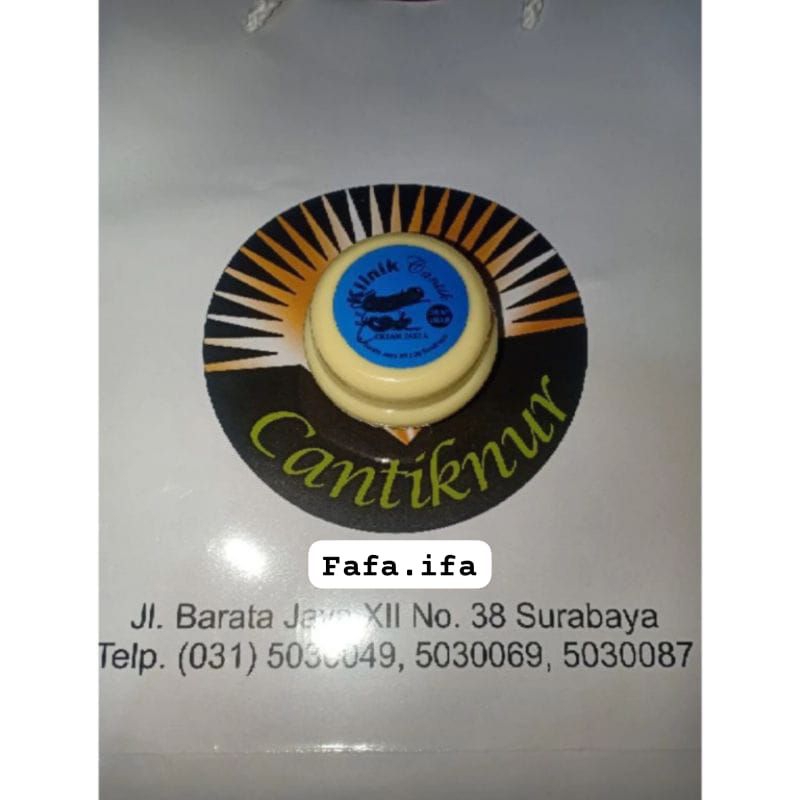 cream pagi A klinik cantik