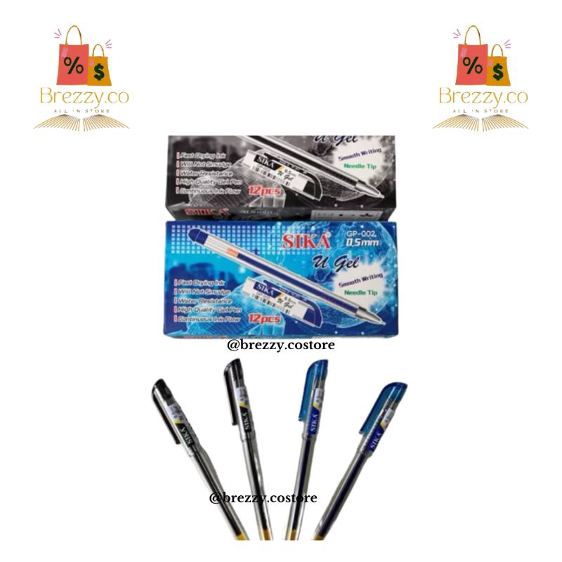 

SIKA PULPEN GP-002 U GEL SMOOTH WRITING NEEDLE TIP