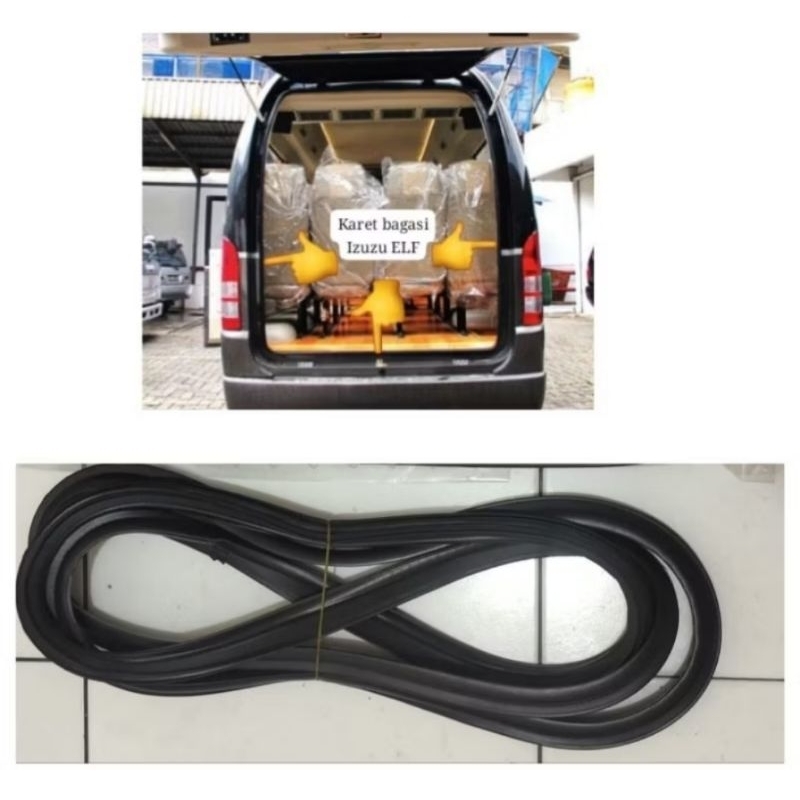 KARET PEREDAM PINTU BAGASI BELAKANG ISUZU ELF