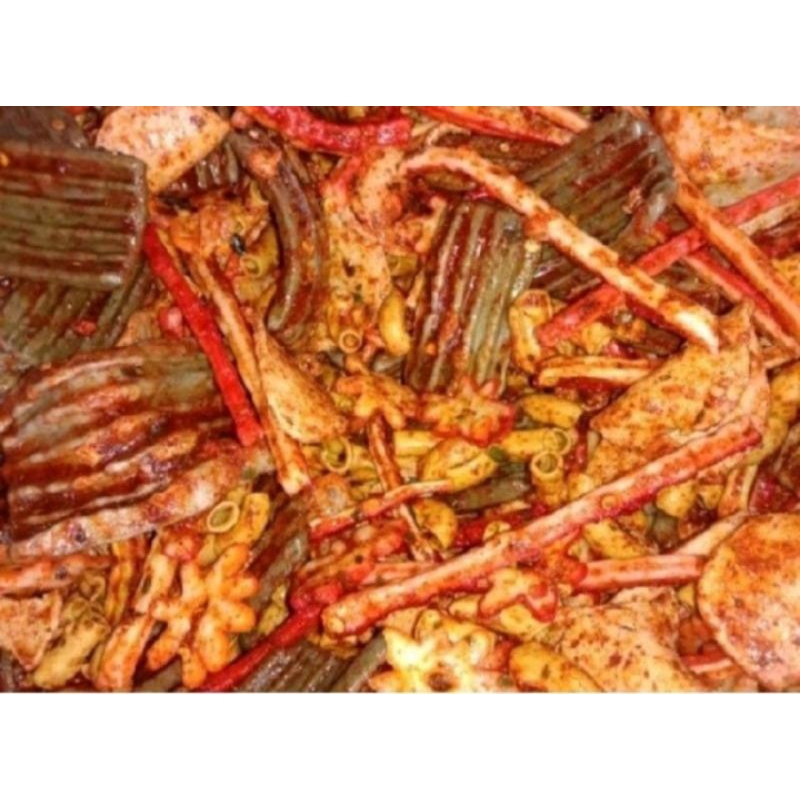 

kerupuk seblak campur mix 500GRAM/seblak campur seblak beton/kerupuk jengk/kerupuk rafael/basreng
