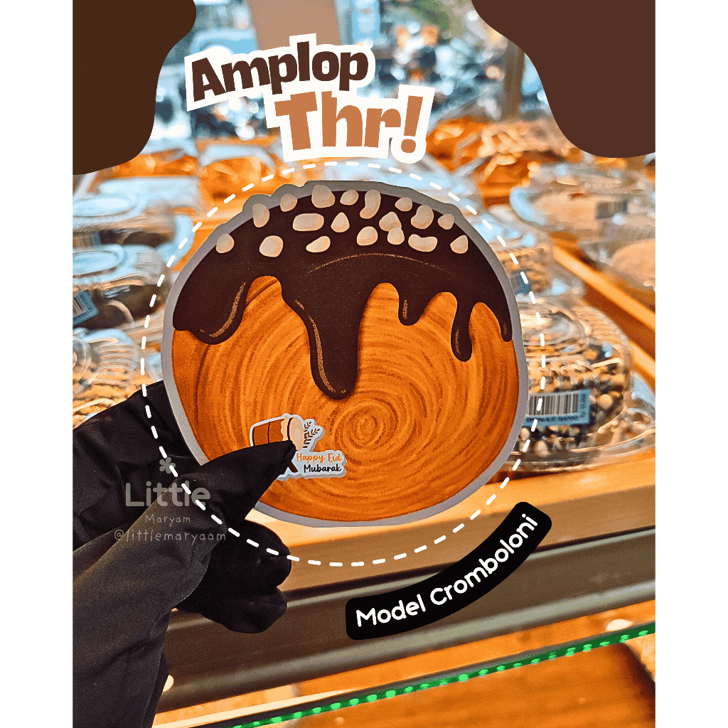 

AMPLOP THR KARAKTER UNIK LUCU CROMBOLONI TOPLES LEBARAN