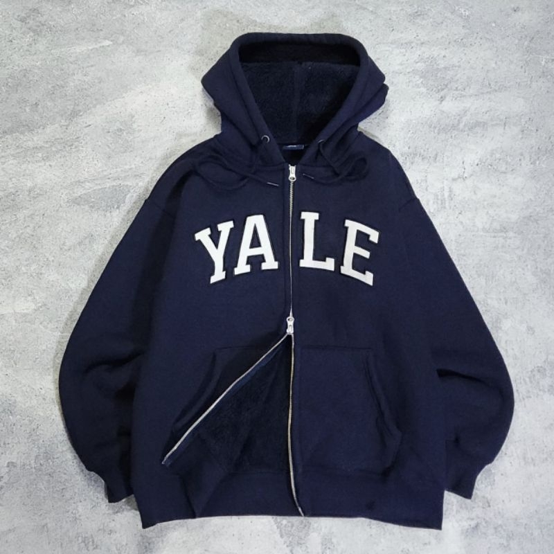 Yale Full Sherpa Zip Hoodie & OiOi Hoodie
