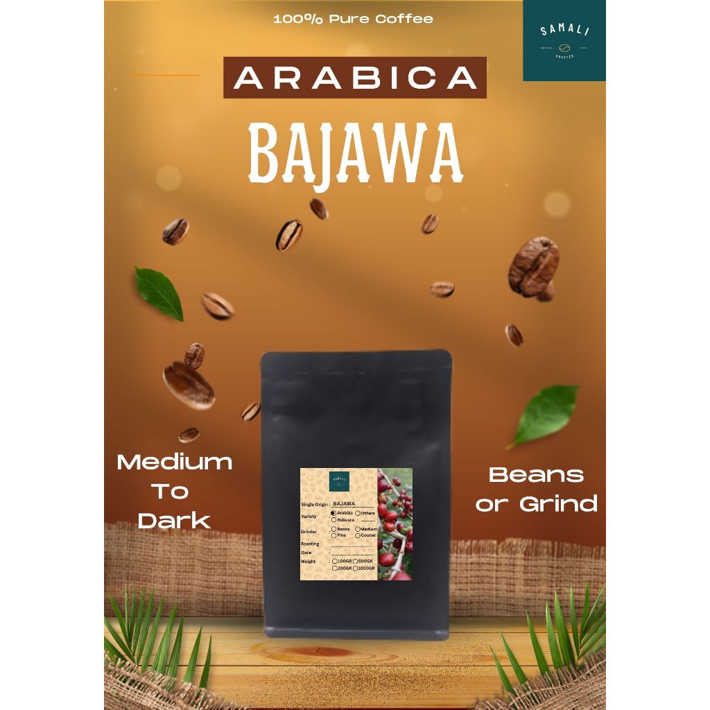 

Kopi Arabika Bajawa 100% Pure Biji Kopi 100 Gram - 200 Gram